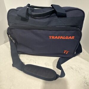 Trafalgar Crossbody or Hand-Carry On Tote/laptop Bag Mens Navy Blue Work Bag